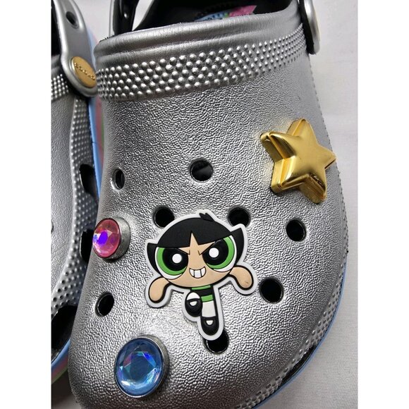 KIDS CROCS Powerpuff Girls CLASSIC CLOG Size JR 2 - Picture 4 of 14